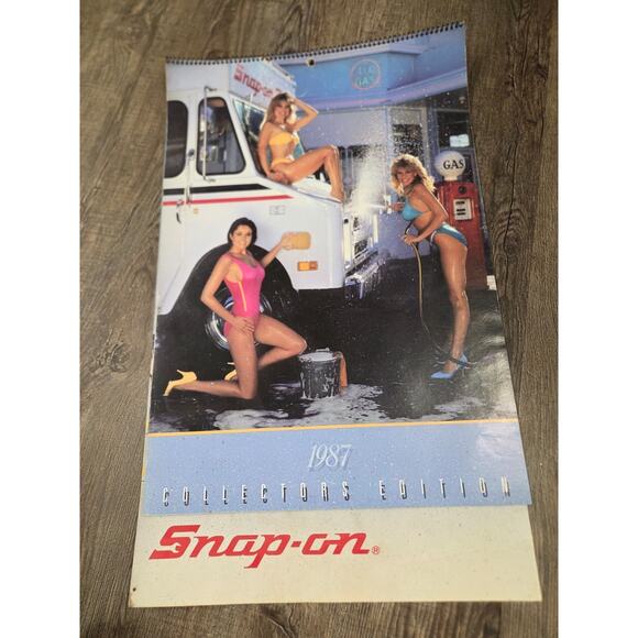 Other - Very Rare Vintage 1987 SNAP-ON TOOLS Collectors Edition Pinup Girl Calendar New